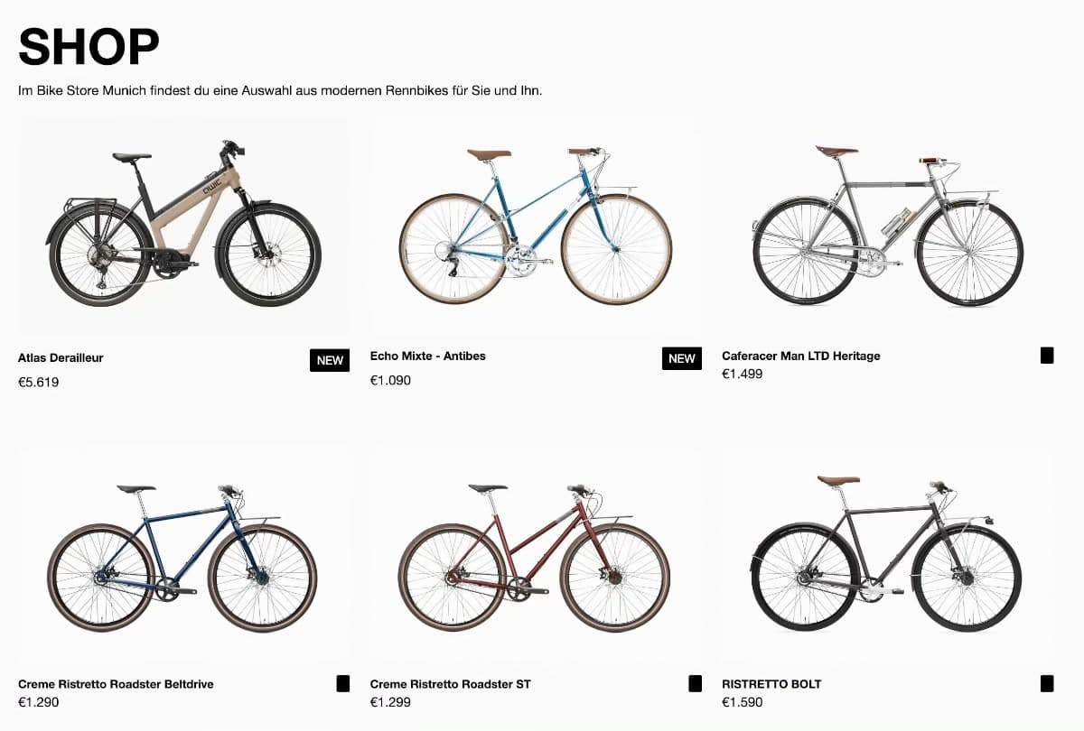 Bike Store Munich